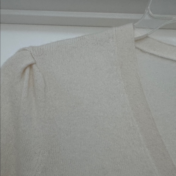 Joie Cashmere Cream Button-Up Cardigan with adorable details. NWT - Picture 3 of 4